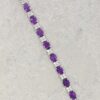 Viola Amethyst White Topaz Tennis Bracelet Heidi Kjeldsen Jewellery BL4117 still