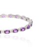Viola Amethyst White Topaz Tennis Bracelet Heidi Kjeldsen Jewellery BL4117 white1