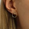 Gold Earrings by Heidi Kjeldsen Jewellery ER2606 model 1