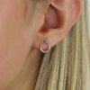 Helle Silver Kiss Earstuds Heidi Kjeldsen Jewellers ER4991 (1)
