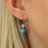 Naja Howlite Pearl Drop Earrings Heidi Kjeldsen Jewellers ER4761