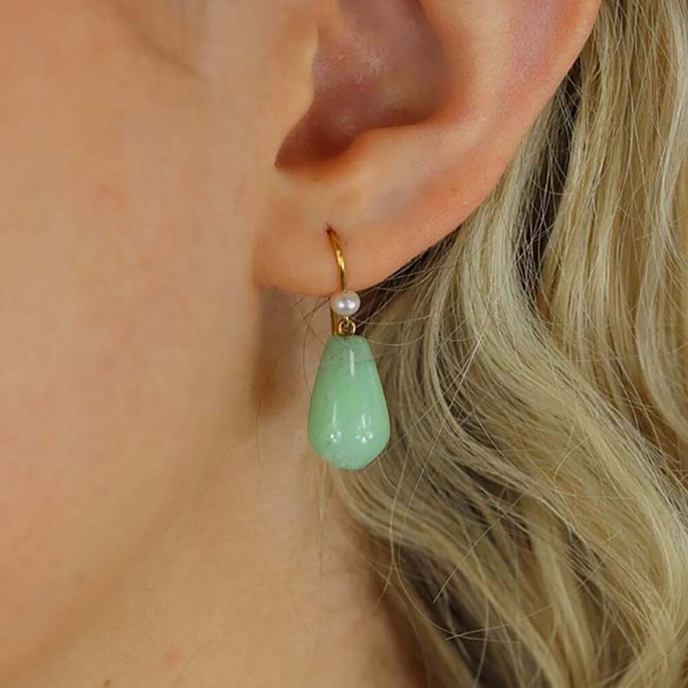 Naja Jade Pearl Drop Earrings Heidi Kjeldsen Jewellery ER4950 still