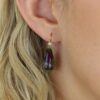 Naja Ruby and Zoisite Drop Earrings Heidi Kjeldsen Jewellery ER4951 model