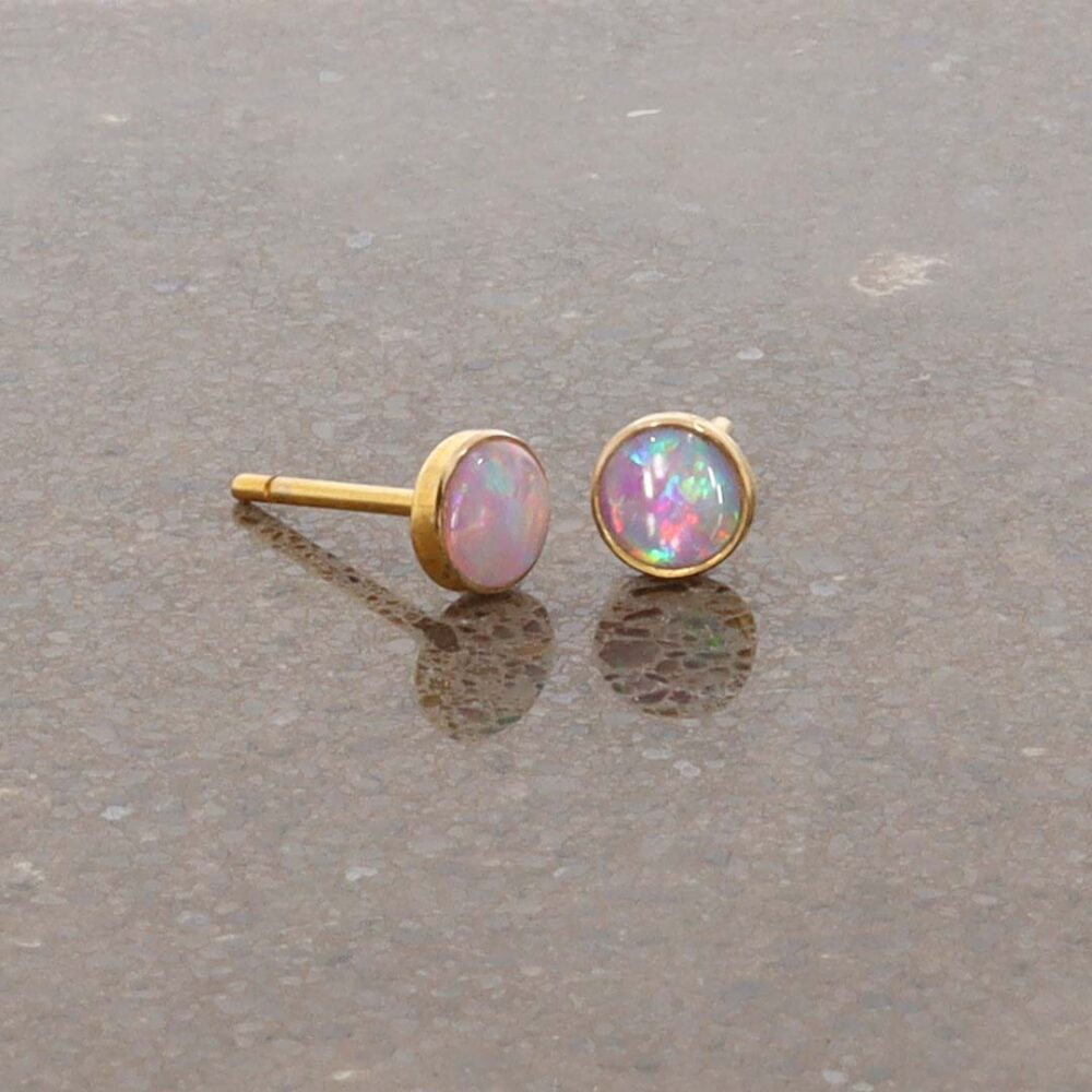 Opal Gold Earrings Heidi Kjeldsen Jewellery ER4944 still