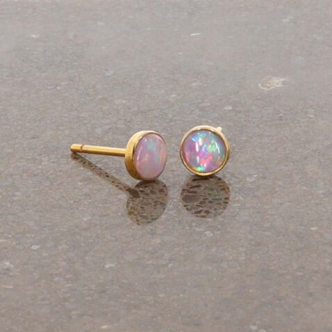 Opal Gold Earrings Heidi Kjeldsen Jewellery ER4944 still