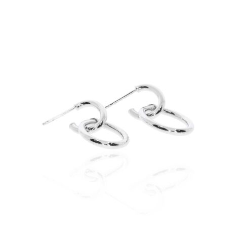 Silver Double Hoop Earrings Heidi Kjeldsen Jewellery ER4916 white1
