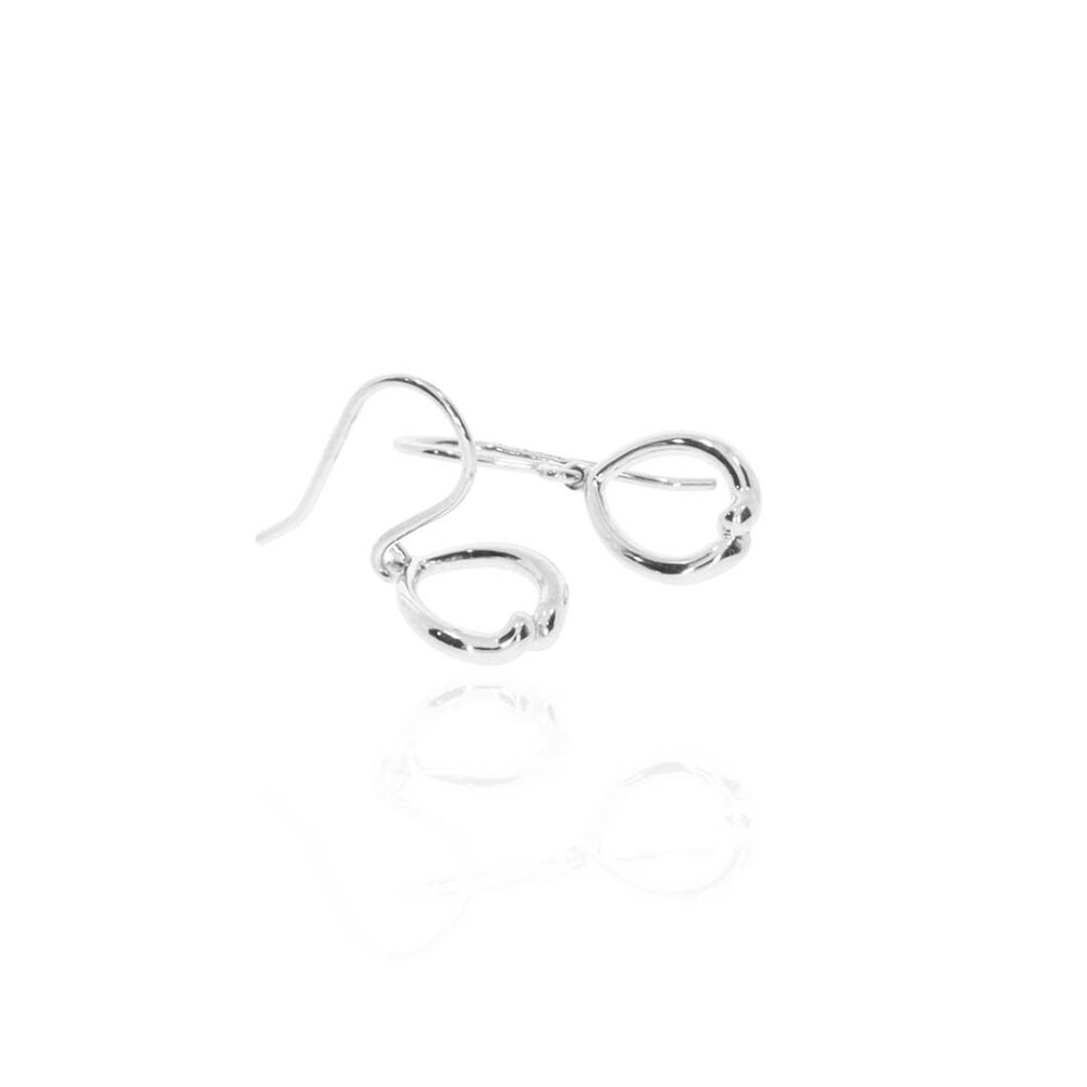 Silver Kiss Drop Earrings Heidi Kjeldsen Jewellery ER4953 white1