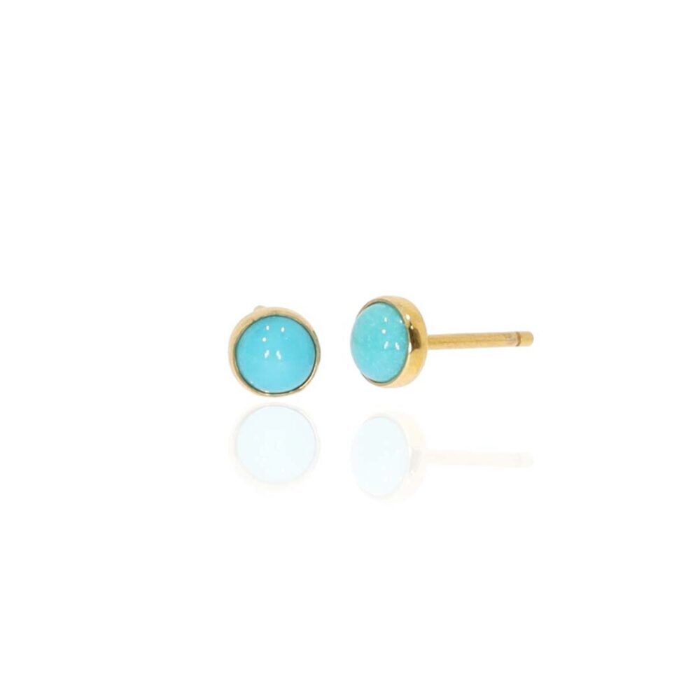 Heidi Kjeldsen Jewellery Turquoise Earrings ER4967 white