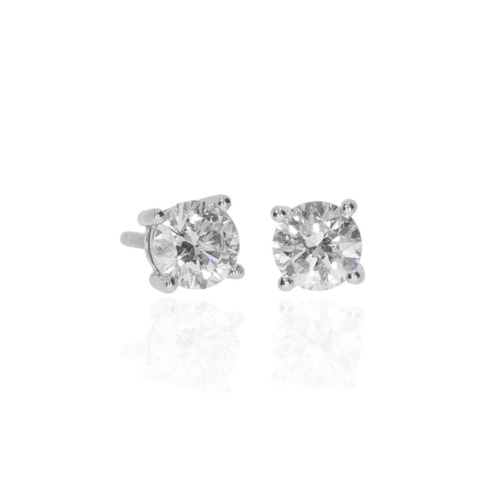 Karina Laboratory Grown Diamond 1.00cts Earstuds Heidi Kjeldsen Jewellers ER4850 white1