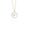 Mother Of Pearl and Diamond Pendant Heidi Kjeldsen Jewellery P1665 white1