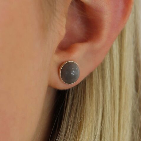 Naja Silver Agate Earrings Heidi Kjeldsen Jewellers ER5019