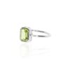 Nanna Peridot Silver Ring Heidi Kjeldsen Jewellers R1870 white1