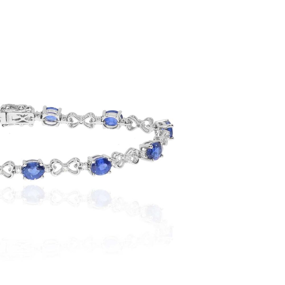 Sapphire Diamond Bracelet Heidi Kjeldsen Jewellery BL4140 white1