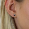Sara Ceylon Sapphire Diamond Cluster Earrings Heidi Kjeldsen Jewellers ER4938 (1)