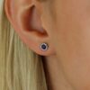 Sara Sapphire Cluster Earrings Heidi Kjeldsen Jewellers ER4981 (1)