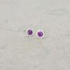Viola Amethyst Cluster Silver Earrings Heidi Kjeldsen Jewellery ER4982 still