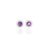 Viola Amethyst Cluster Silver Earrings Heidi Kjeldsen Jewellery ER4982 white