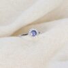Viola Tanzanite Cluster Silver Ring Heidi Kjeldsen Jewellery R4946 still