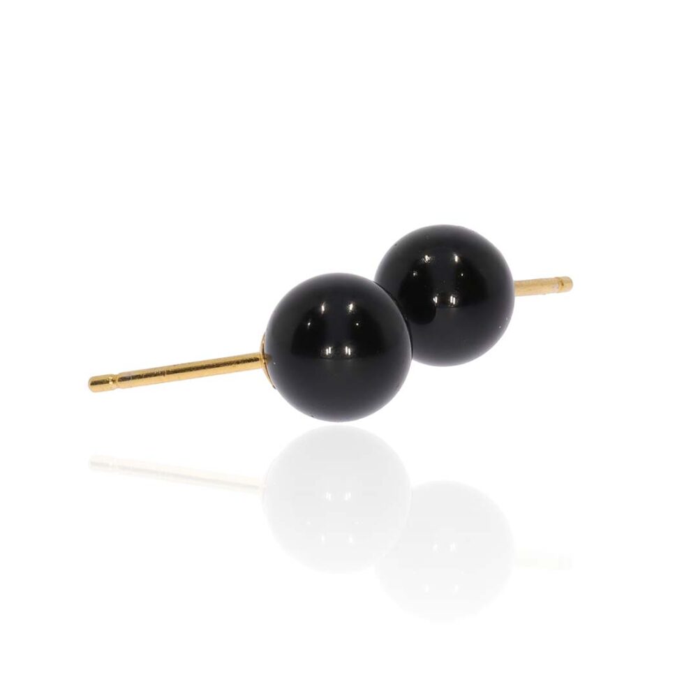 Black Onyx Earrings Heidi Kjeldsen Jewellers ER5010 white1