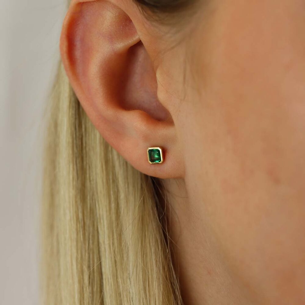 Jette Emerald Earrings Heidi Kjeldsen Jewellers ER5035