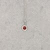 Lisbet Garnet Cluster Silver Pendant Heidi Kjeldsen Jewellers P1650 still