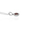 Lisbet Garnet Cluster Silver Pendant Heidi Kjeldsen Jewellers P1650 white