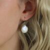 Margit Coin Pearl Earrings Heidi Kjeldsen Jewellery ER5020 model (1)