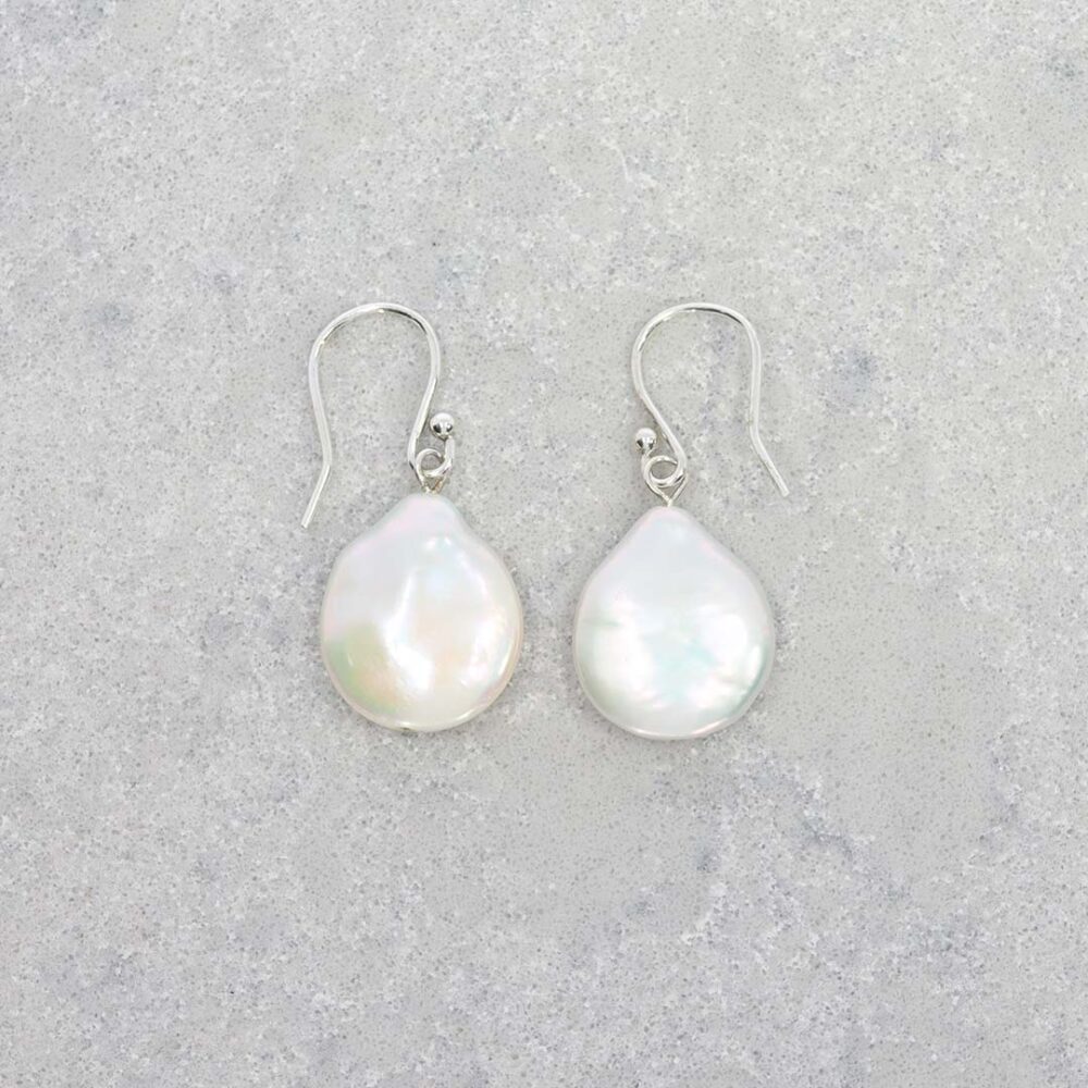 Margit Coin Pearl drop Earrings Heidi Kjeldsen Jewellery ER5020 still