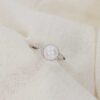 Margit Cultured Pearl and Diamond White Gold Ring Heidi Kjeldsen Jewellery R1335 still