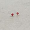 Mathilde Ruby and Diamond Cluster Earrings Heidi Kjeldsen Jewellery ER4976 still