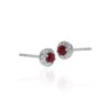 Mathilde Ruby and Diamond Cluster Earrings Heidi Kjeldsen Jewellery ER4976 white1