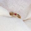 Mathilde Ruby and Diamond Yellow Gold Rings Heidi Kjeldsen Jewellery R1500 R1516 still