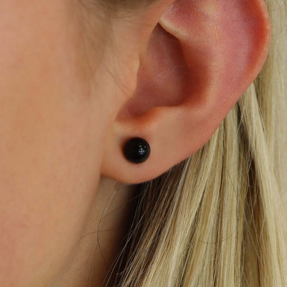 Naja Black Onyx Earrings Heidi Kjeldsen Jewellers ER5010