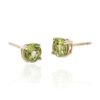 Nanna Gorgeous Peridot and Yellow Gold Earrings Heidi Kjeldsen Jewellery ER1900 flat