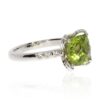 Nanna Peridot and Diamond Ring By Heidi Kjeldsen Jewellery R1539 Side