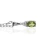 Nanna Peridot and White Topaz Pendant Heidi Kjeldsen Jewellers P1574 flat