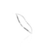 Nanna Silver Gold Wave Bangle Heidi Kjeldsen Jewellery BL4087 vertical