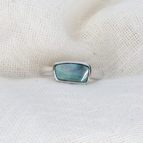 Per Boulder Opal Silver Ring Heidi Kjeldsen Jewellery R1786 still