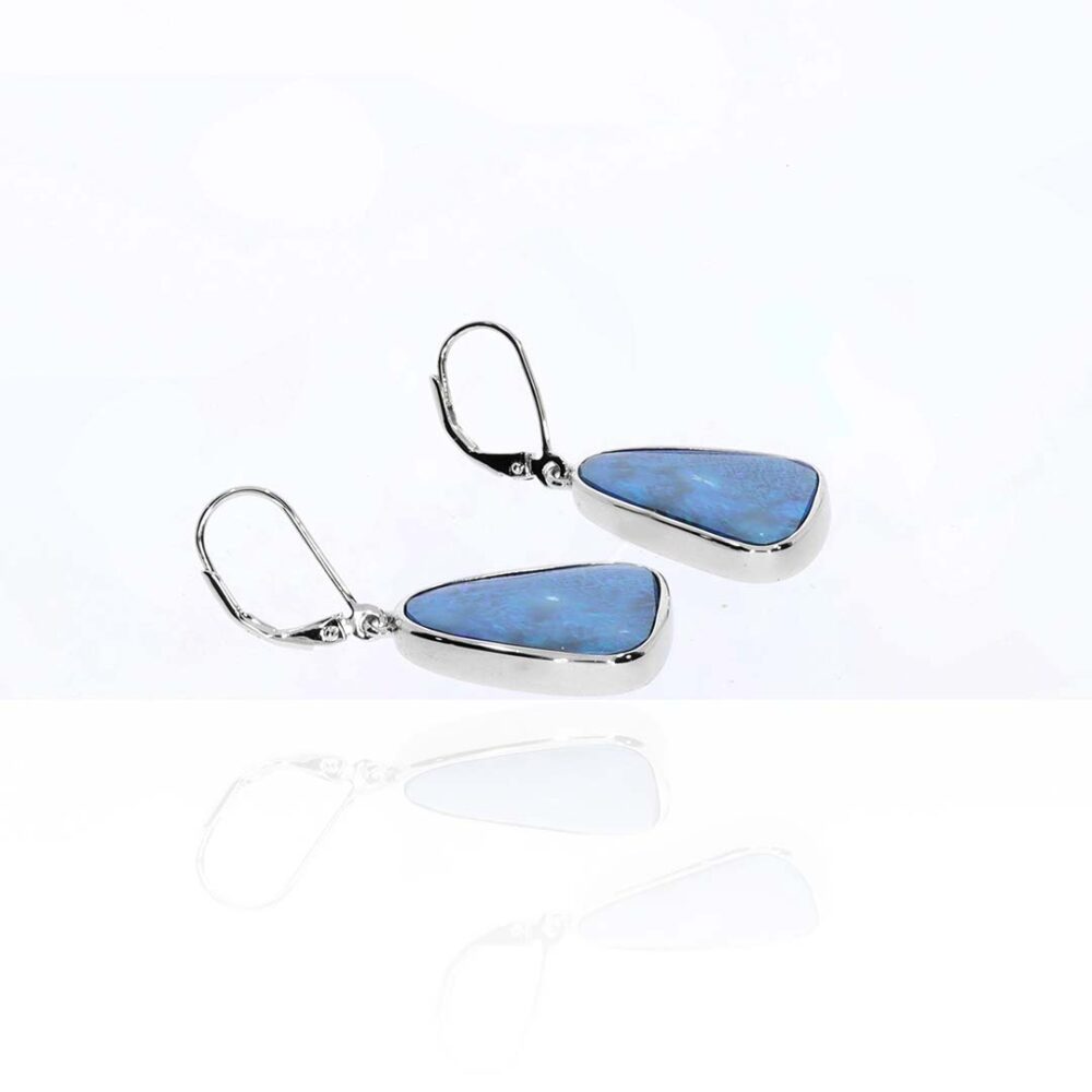Per Doublet Opal Silver Drop Earrings Heidi Kjeldsen Jewellery ER4804 white1