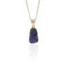 Per Opal 9ct Yellow Gold Pendant Heidi Kjeldsen Jewellery P1540 hanging