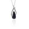 Per Opal and Silver pendant By Heidi Kjeldsen Jewellery P1568 hanging
