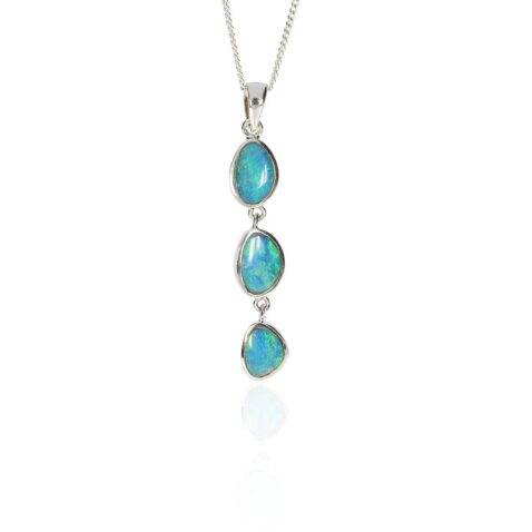 Per Opal doublet Pendant By Heidi Kjeldsen jewellery P1566 hanging