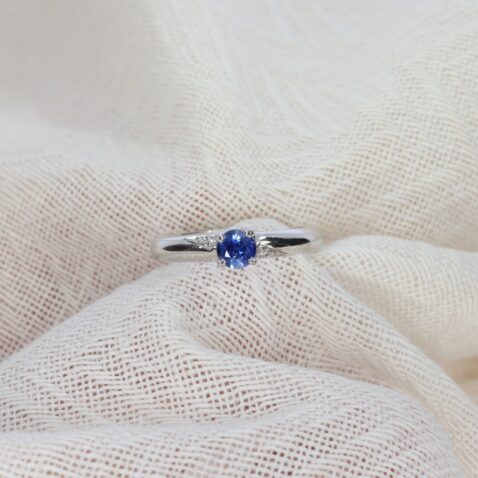 Sara Blue Ceylon Sapphire And Diamond Ring Heidi Kjeldsen Jewellery R1046