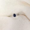 Sara Sapphire White Topaz Silver Ring Heidi Kjeldsen Jewellery R1855 still