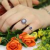 Sara Sapphire and Diamond Rings Heidi Kjeldsen Jewellery R1686 R1813 model