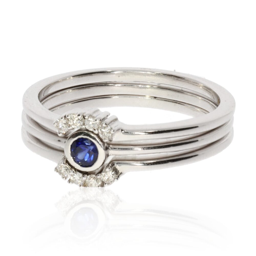 Sara sapphire and diamond ring by heidi kjeldsen jewellery 1499 side