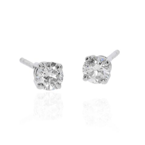 Sofia Diamond 0.49cts Platinum Earrings Heidi Kjeldsen Jewellery ER4803 white