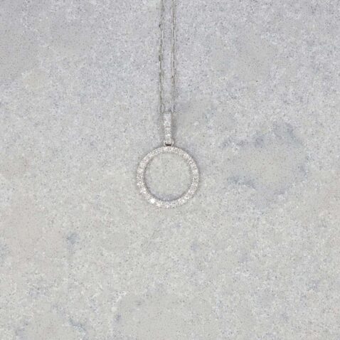 Sofia Diamond Circle Pendant Heidi Kjeldsen Jewellery P1664 still