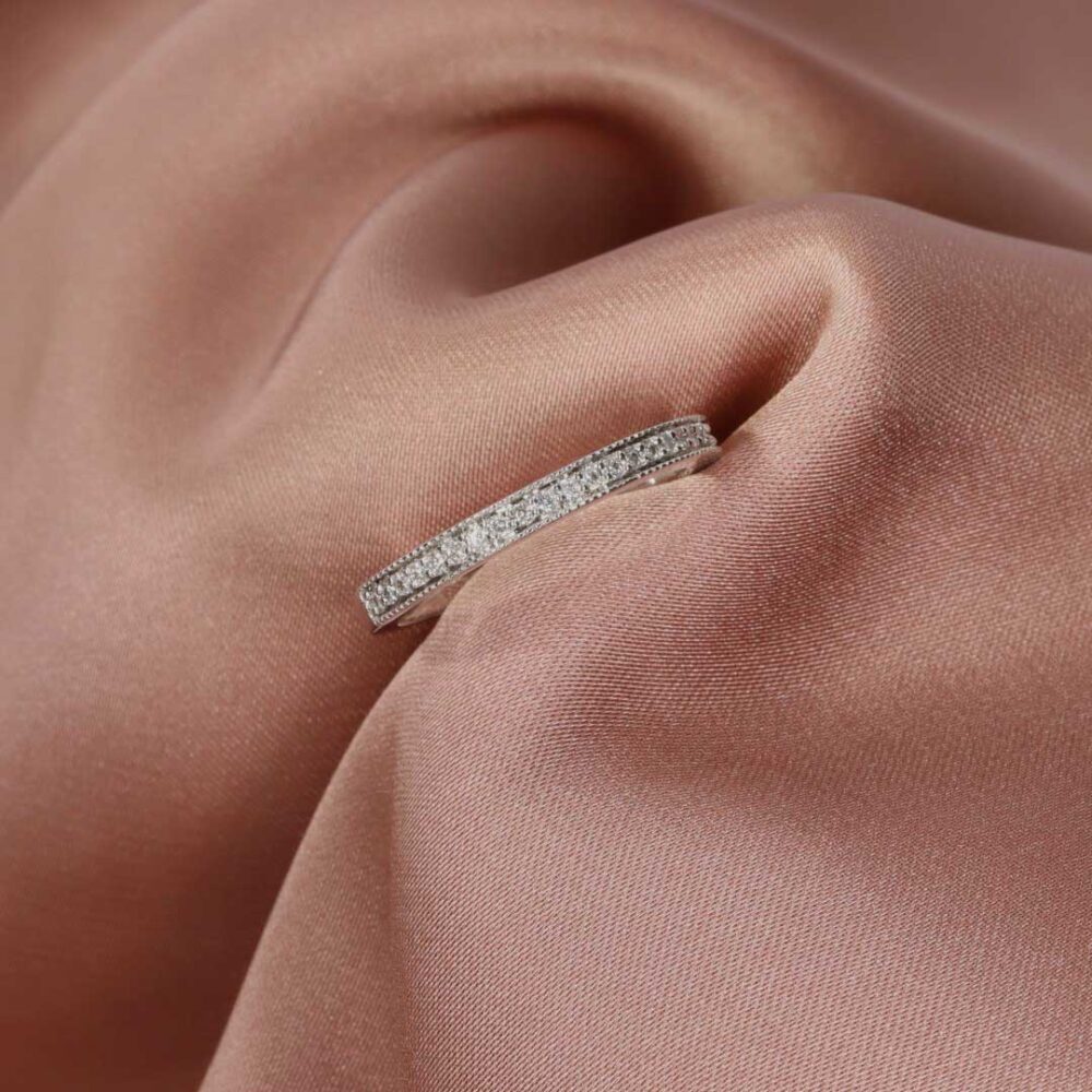 Sofia Diamond Eternity Ring Heidi Kjeldsen Jewellery R1730 pink