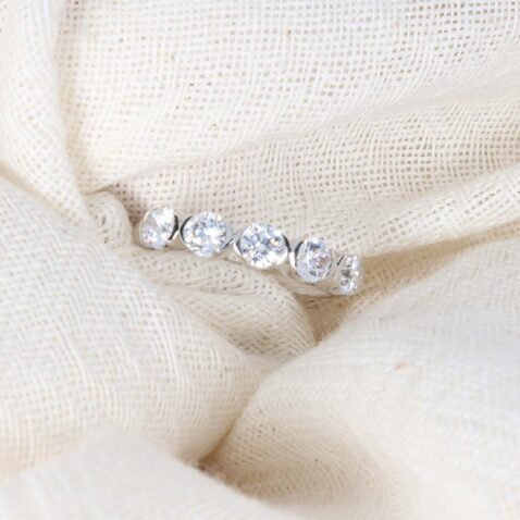 Sofia Diamond Five stone Ring Heidi Kjeldsen Jewellery R1342s still
